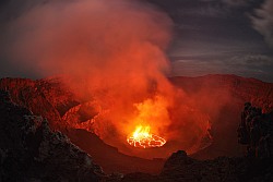  Nyiragongo DR-Kongo, Virunga Vulkane, by M. Rietze  